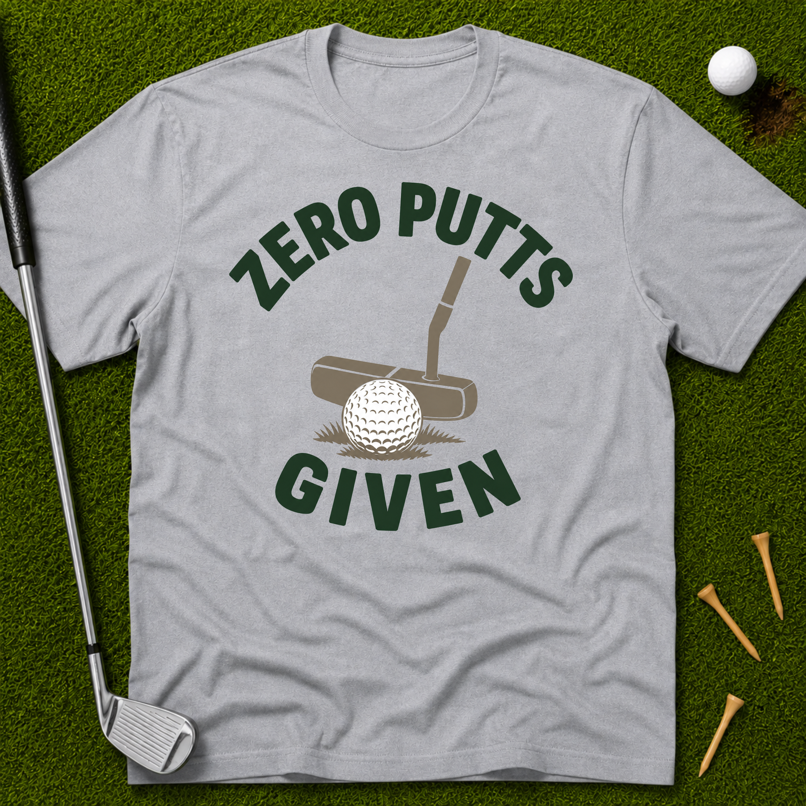 Zero Putts Given T-Shirt