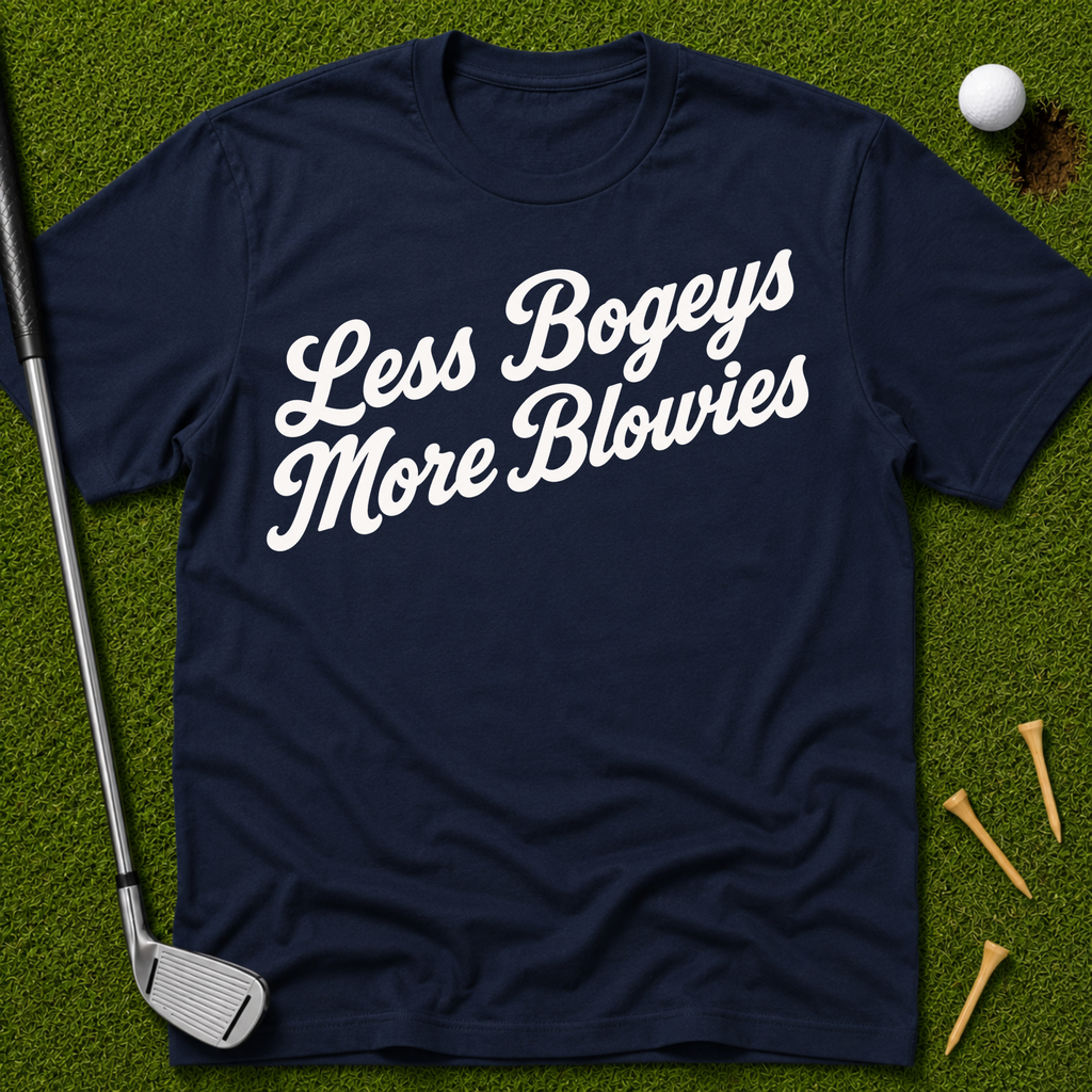 Less Bogeys More Blowies T-Shirt