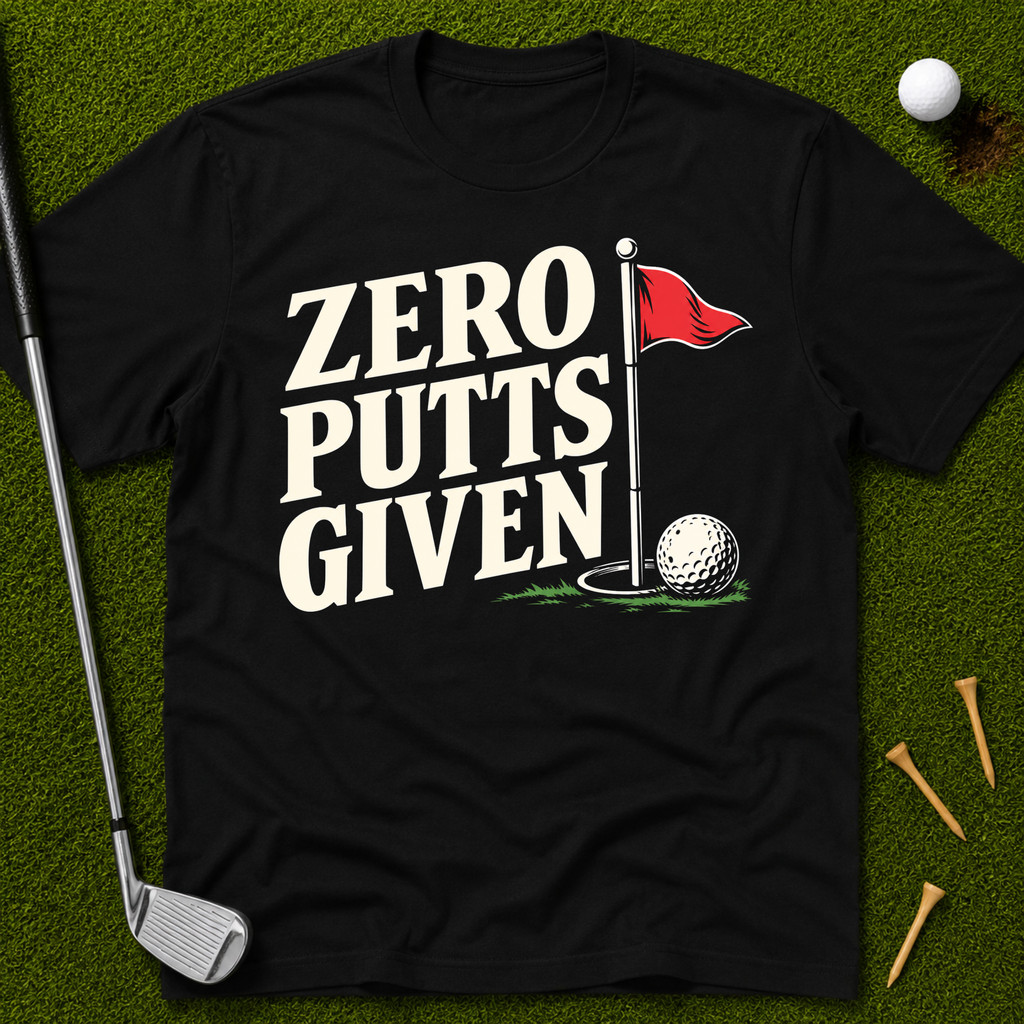 Zero Putts Given T-Shirt