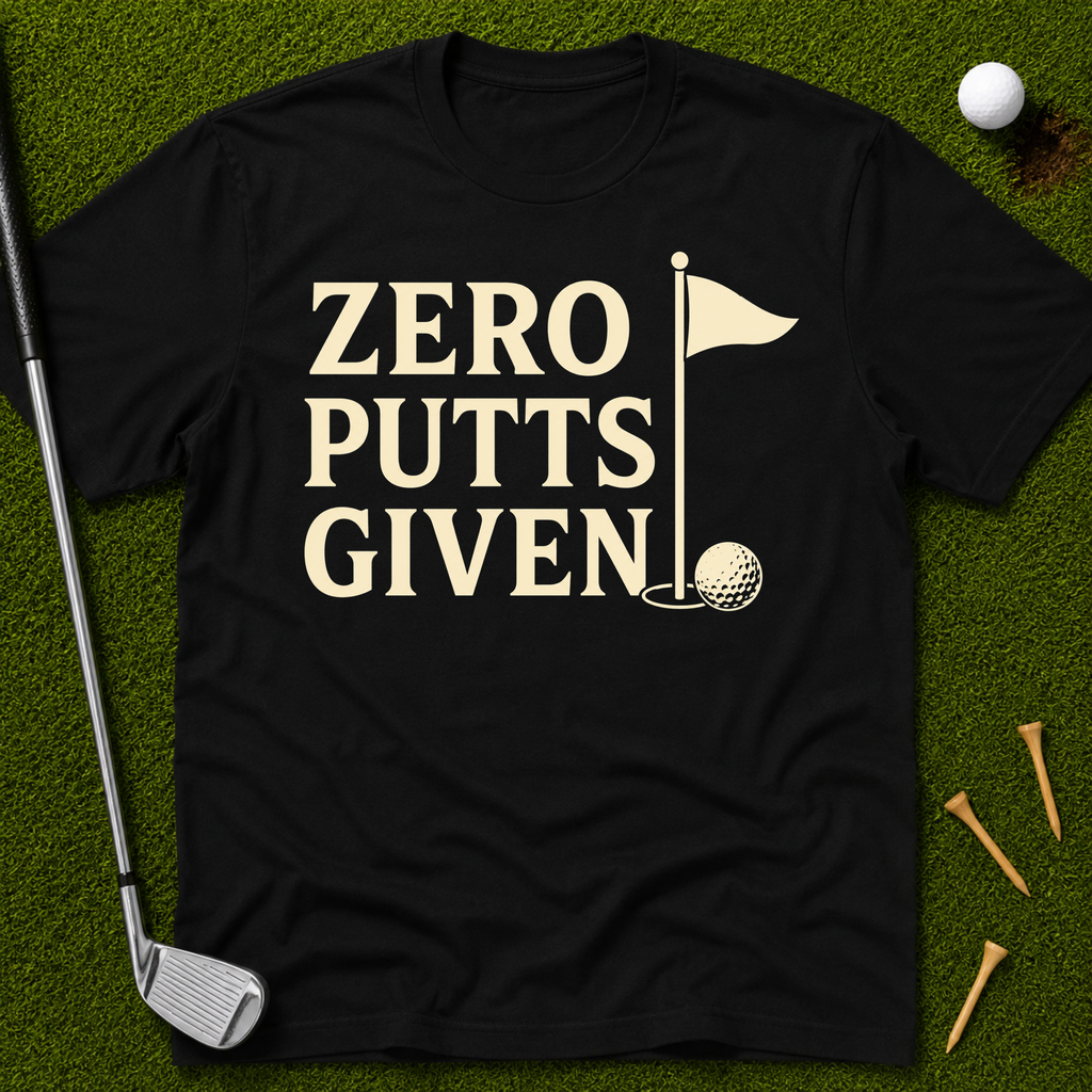 Zero Putts Given T-Shirt