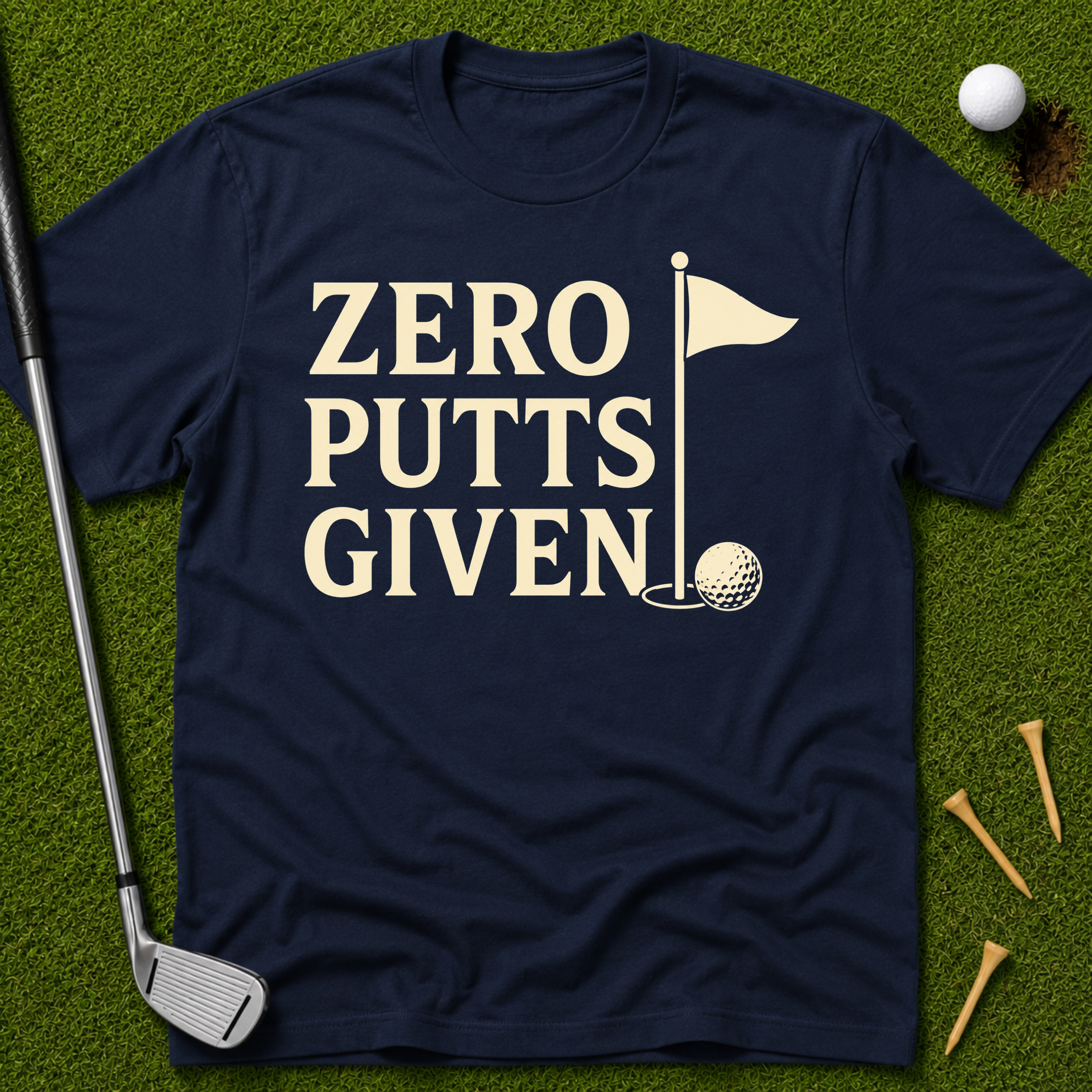 Zero Putts Given T-Shirt