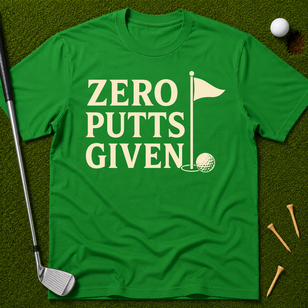 Zero Putts Given T-Shirt
