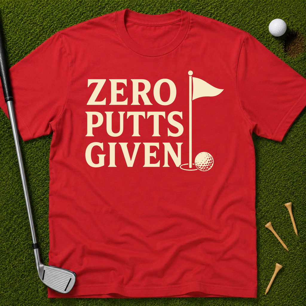 Zero Putts Given T-Shirt