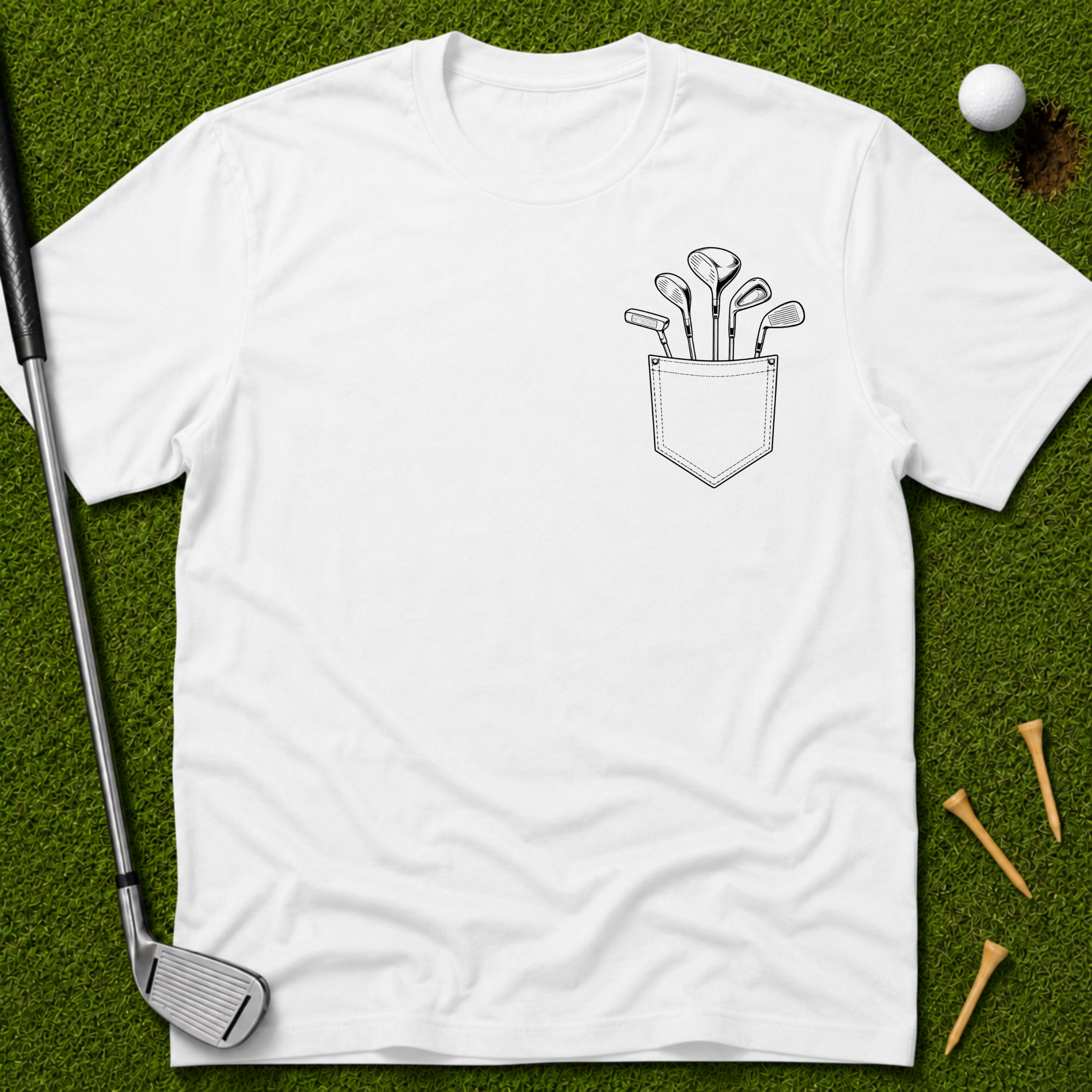 Pocket Full Of Clubs T-Shirt