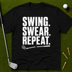 Swing. Swear. Repeat. T-Shirt