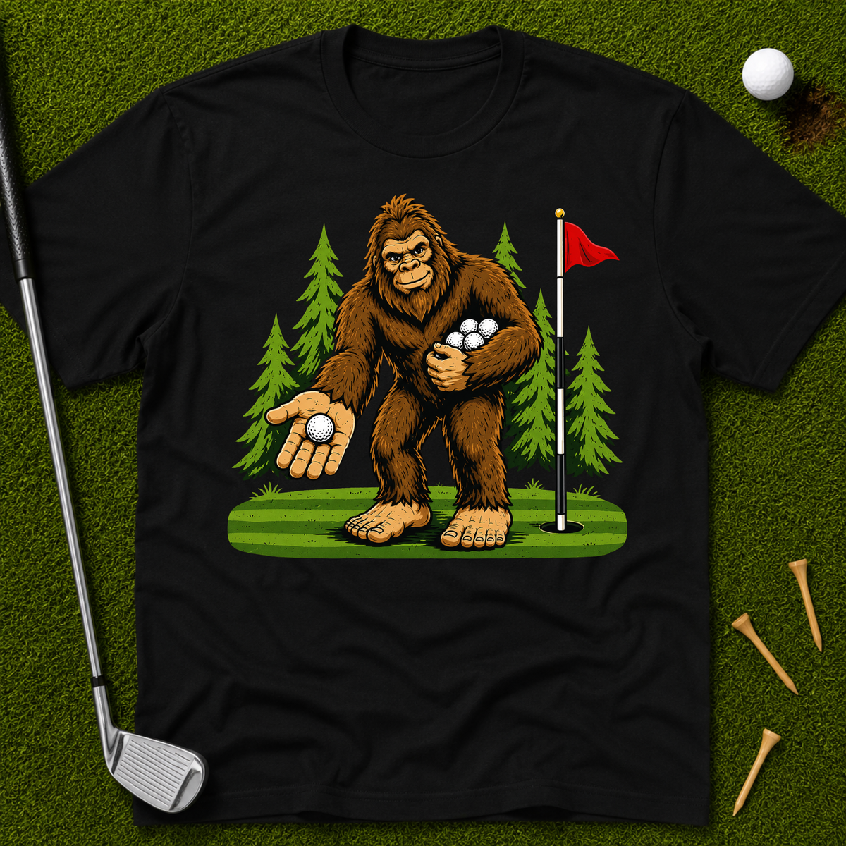Bigfoot Found Your Balls T-Shirt