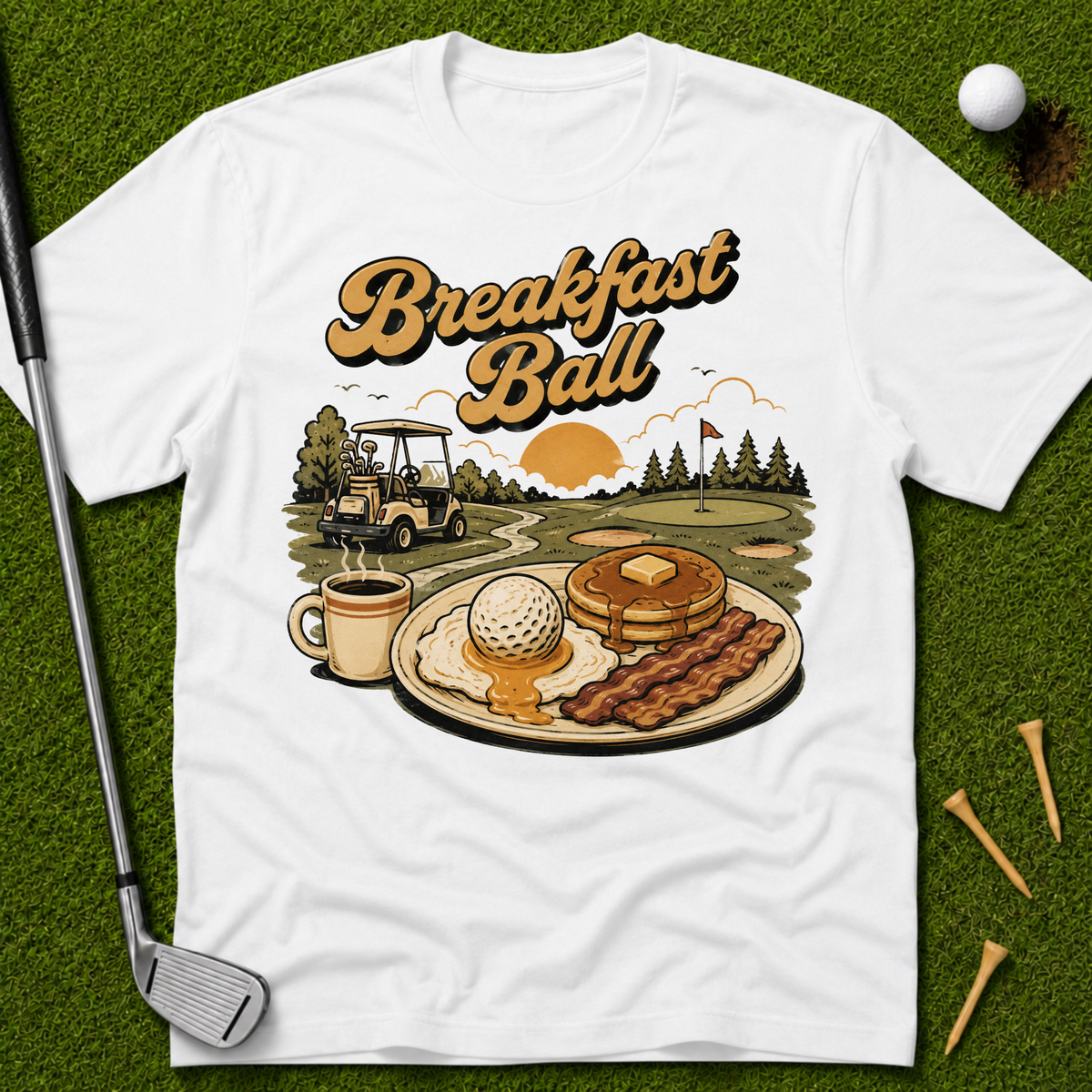 Breakfast Ball Plate T-Shirt