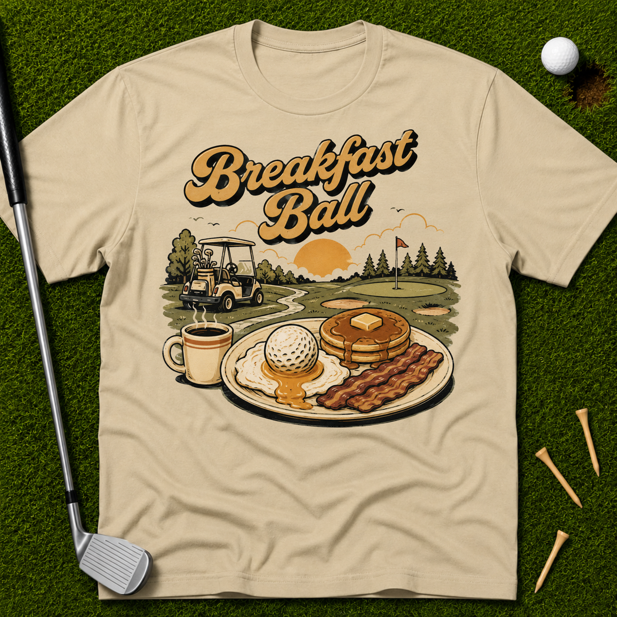 Breakfast Ball Plate T-Shirt