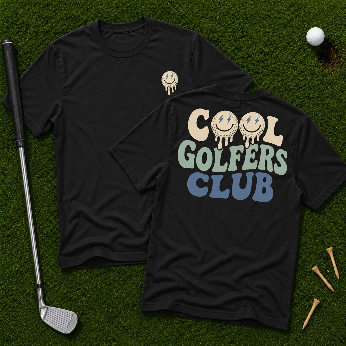 Cool Golfers Club Two Sided Tee