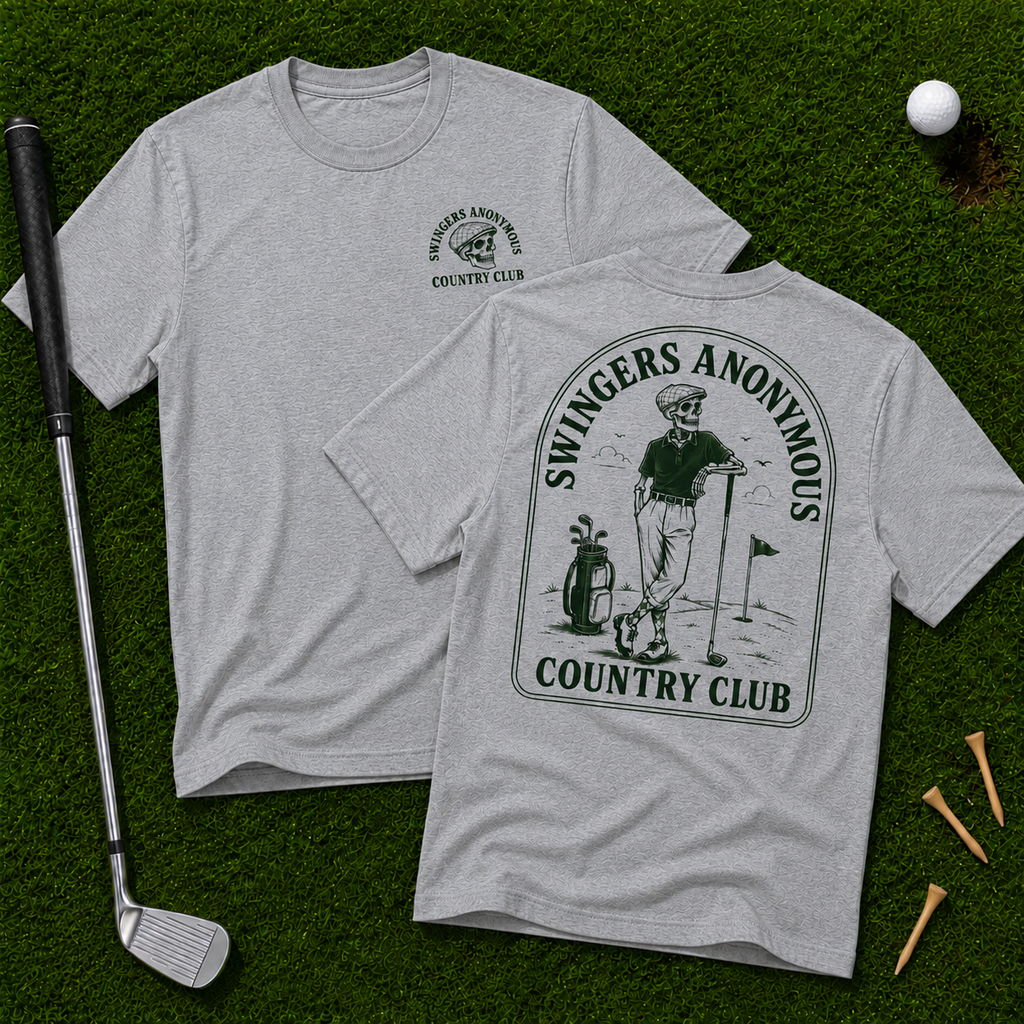 Swingers Anonymous Country Club Two Sided Tee