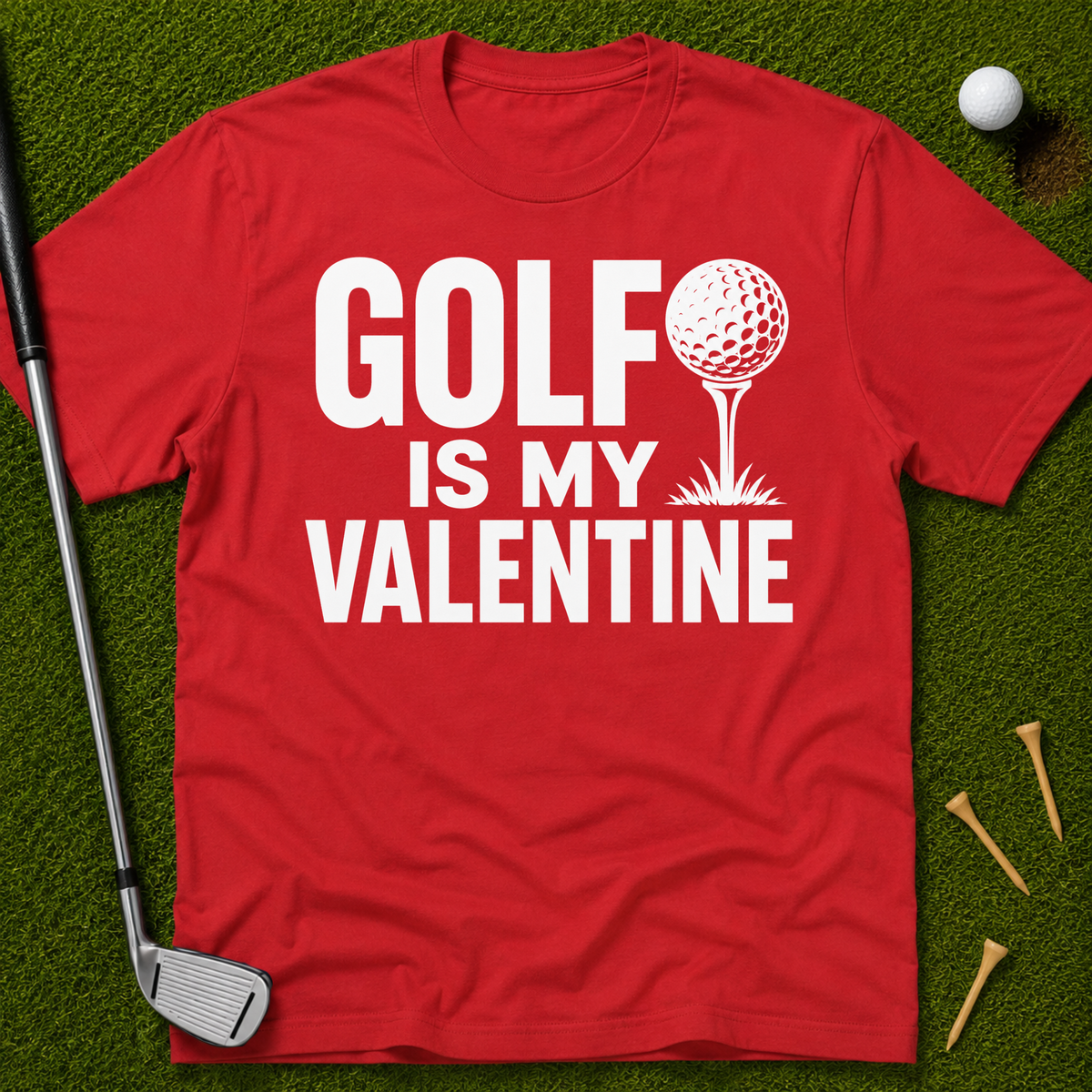 Golf Is My Valentine T-Shirt