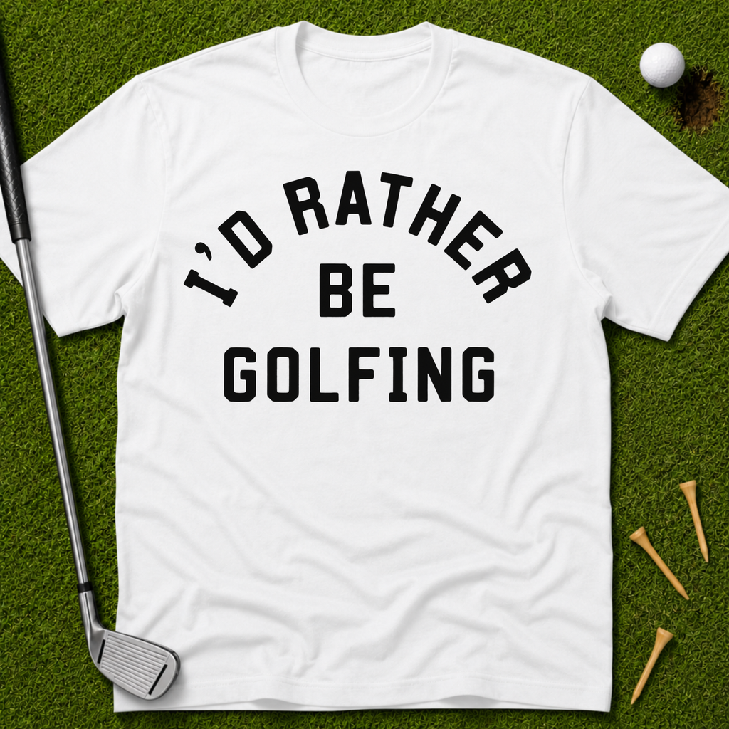 I'd Rather Be Golfing T-Shirt